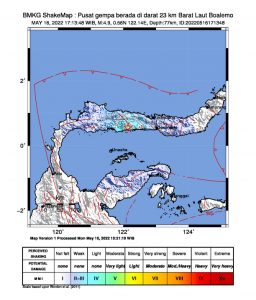 Gempa Magnitudo 4,9 Guncang Boalemo, Terasa Hingga di Bolmut