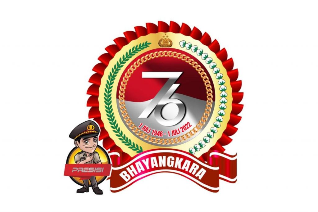 Makna dibalik Logo HUT Bhayangkara ke-76