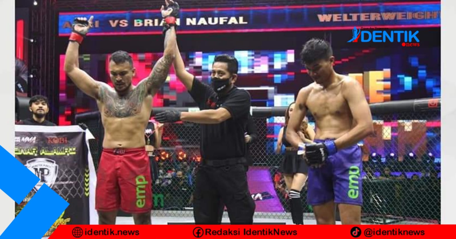 Azwar Alamri Memenangkan Pertandingan di Debut Pertamanya di MMA One Pride