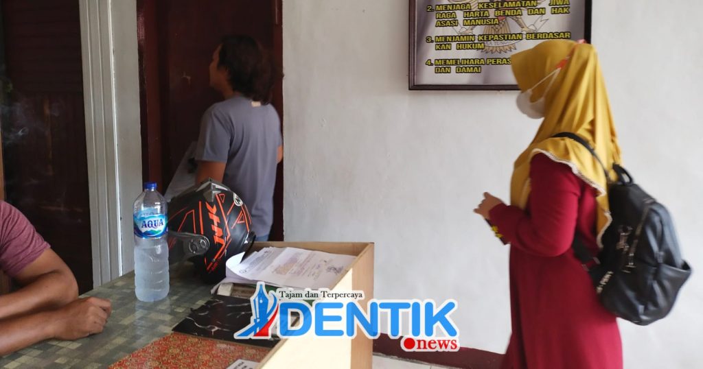 Seorang Perempuan Diduga Melakukan Pencopetan di Pasar Bolangitang