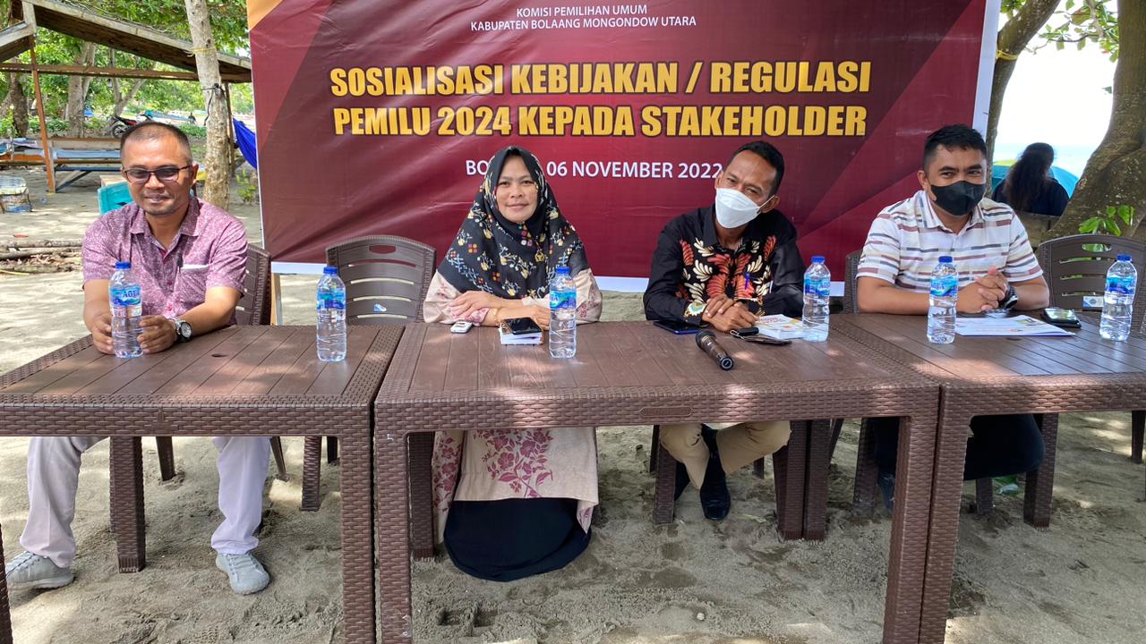 KPU Bolmut mengurai data Pemilih di Kabupaten Bolmut meningkat