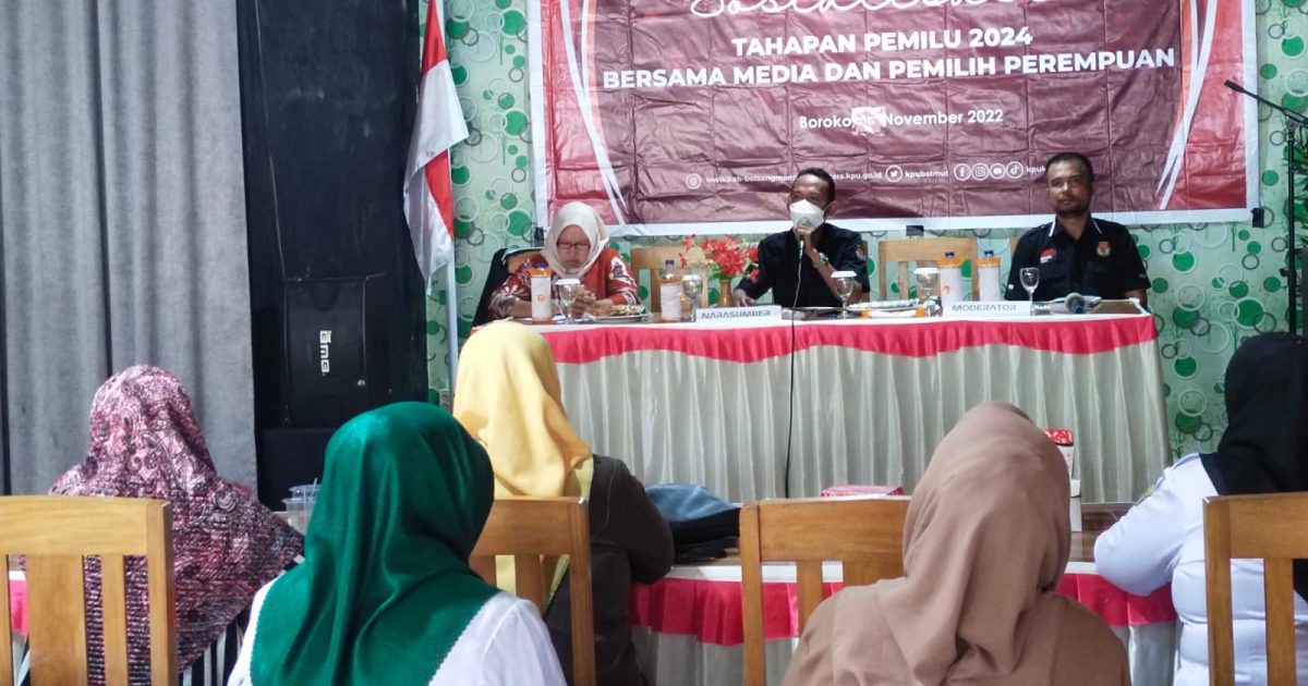 Sosialisasi Tahapan Pemilu Oleh KPU Bolmut