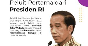 Komando Berantas Korupsi, Jokowi Gunakan Peluit Integritas