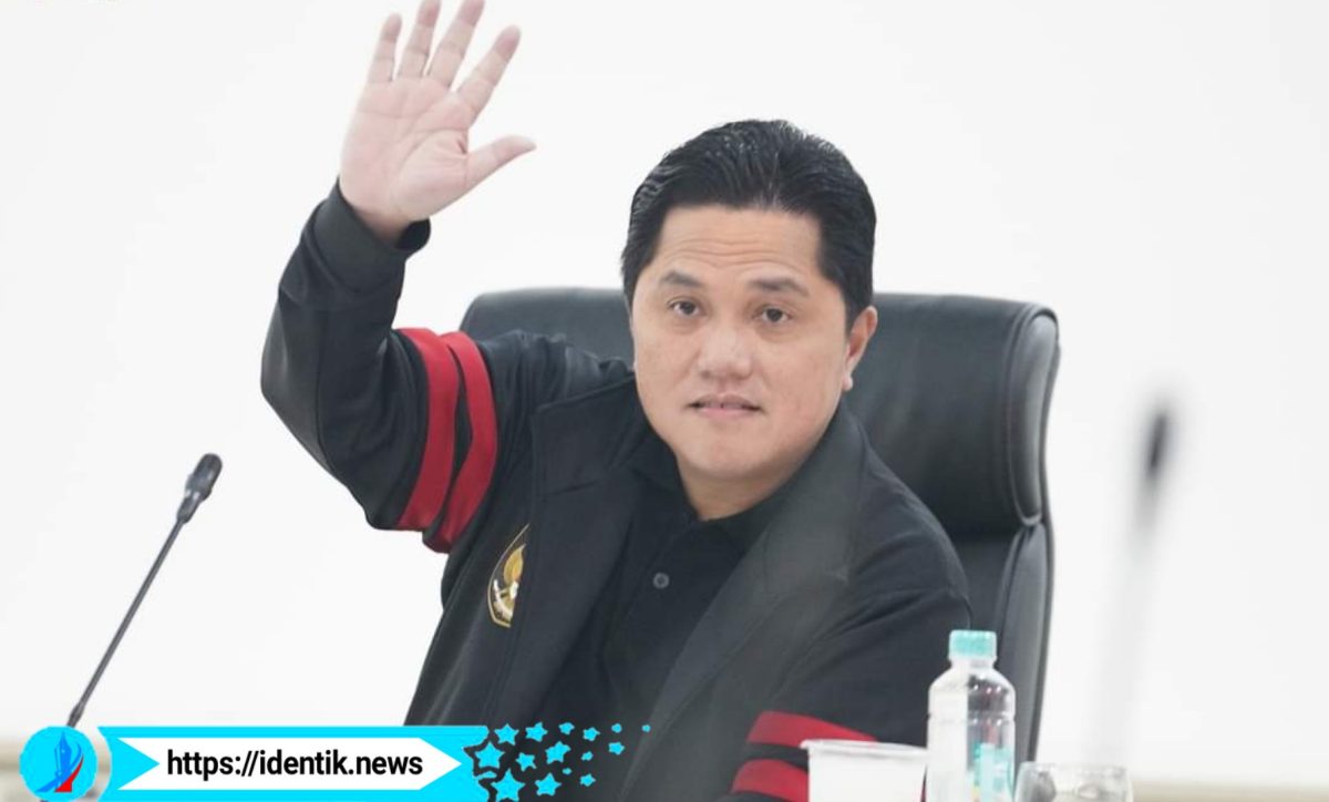 Ketua Umum PSSI, Erick Thohir dalam Rapat Komite Eksekutif