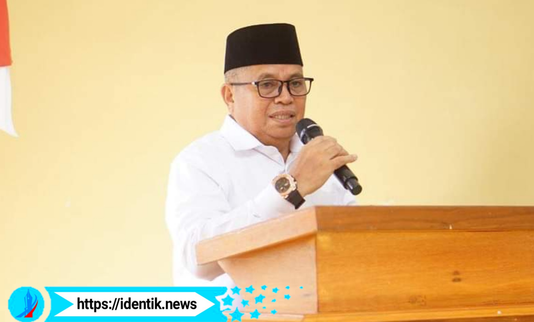 Wakil Bupati Bolmut Amin Lasena menanggapi terkait kriteria fakir miskin oleh Kemensos yang membuat anggota DPRD Bolmut heran
