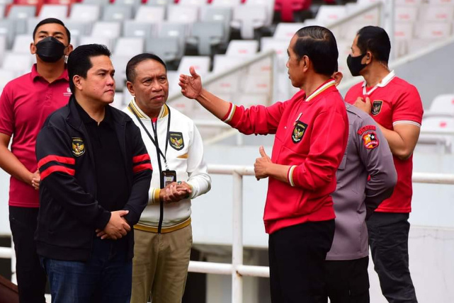 Presiden Jokowi mengaku pusing mengurusi Sepakbola Piala Dunia U-20