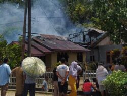 Si Jago Merah Lahap 1 Rumah di Desa Inomunga Bolmut