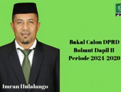 Daftar Bacaleg 2024, Imran Hulalango: Kembali Untuk Menang