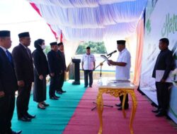 Depri Pontoh Lantik 6 Pejabat di Pemkab Bolmut