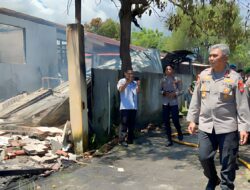 8 Unit Rumah di Aspol Wanea Sulut, Dilalap Si Jago Merah