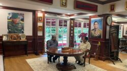 Fahri Hamzah saat bertemu dengan Prabowo Subianto