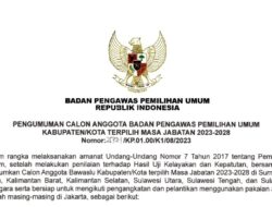 Pengumuman Hasil Bawaslu Kabupaten/Kota di Gorontalo Menuai Kritikan Pedas, Diduga Syarat Politik