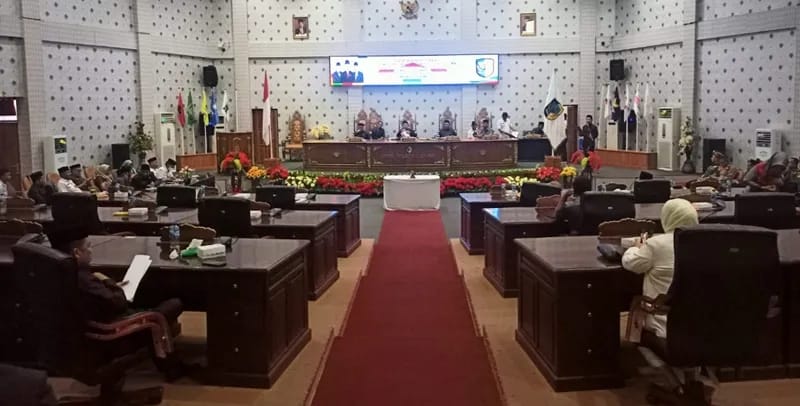 Paripurna Penetapan Ranperda APBD Perubahan Tahun 2023 Kabupaten Bolmut 