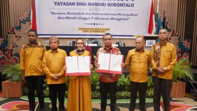 MoU Pemda Bolmut Bersama Universitas Bina Mandiri Gorontalo