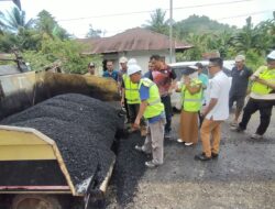 Komisi III DPRD Bolmut Monitoring Pekerjaan Jalan Paku Selatan