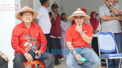 Ketua DPRD Bolmut Frangky Chendra (Kiri) dan Pj Bupati Bolmut Sirajudin Lasena (Kanan)