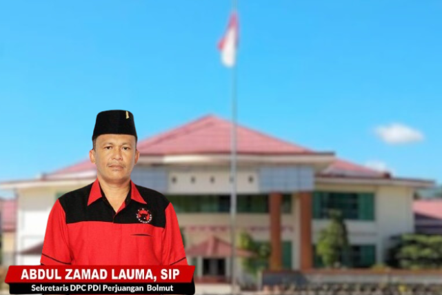 Abdul Zamad Lauma, Sekretaris DPC PDI P Kabupaten Bolmut Mengungkap Prediksi Perolehan Suara PDI P di Pileg DPRD Bolmut 2024