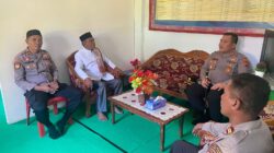 Silaturahmi Kapolres Bolmut AKBP Juleigtin Siahaan ke Ketua MUI Bolmut Hamdan Pohontu