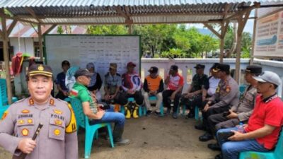 Tindak Lanjut Adanya Bencana Banjir, Polres Bolmut Laksanakan Tanggap Darurat