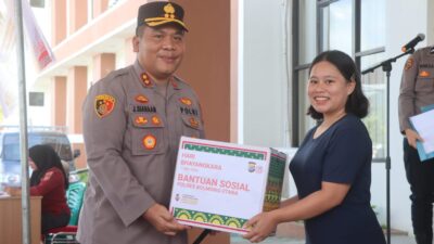 Polres Bolmut Peringati HUT Bhayangkara ke-78 Dihiasi Dengan Khitanan Massal Hingga Bansos ke Warga