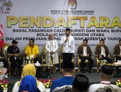 Resmi! Asripan-Aktrida Daftar Calon Bupati dan Wabup Bolmut Periode 2024-2029