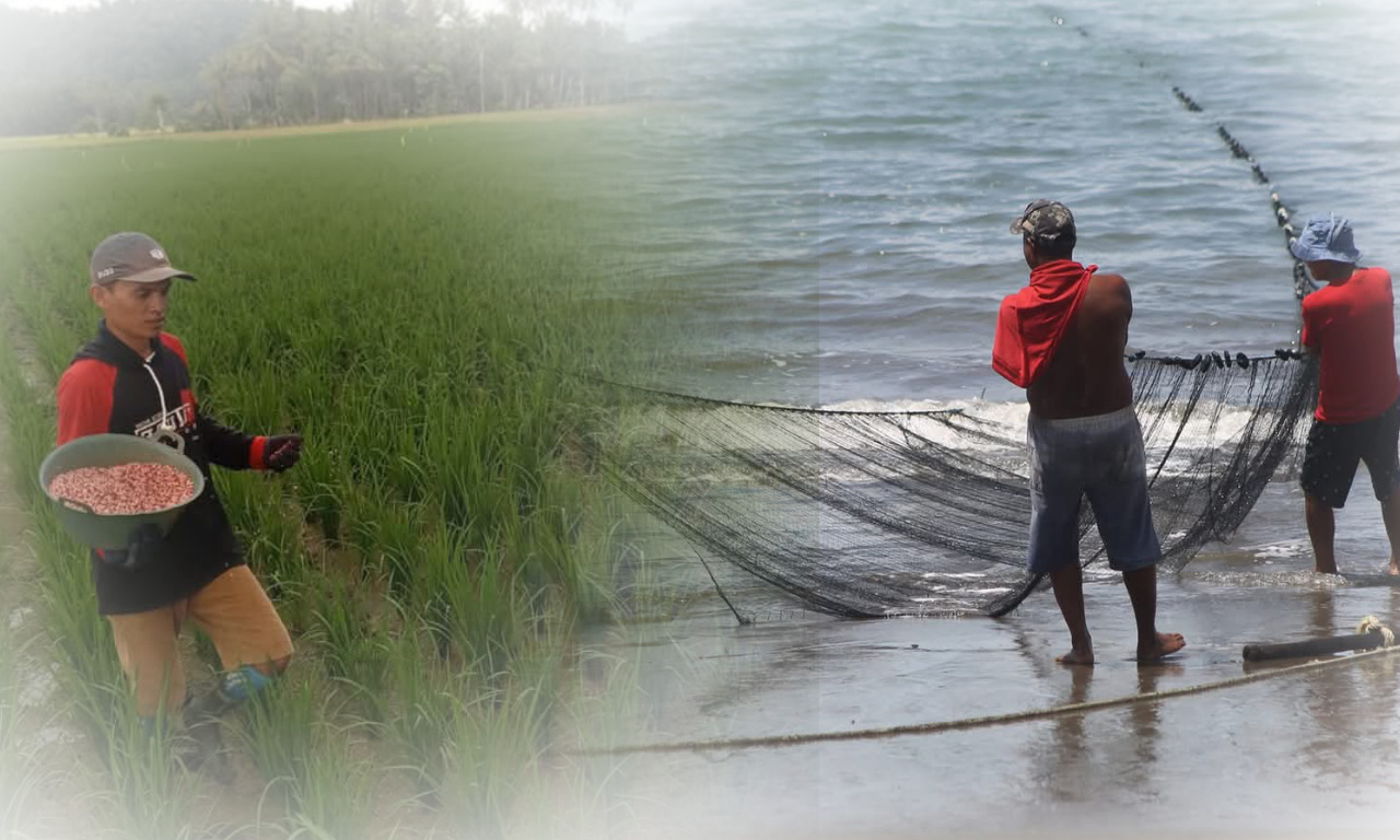 Foto: Petani dan Nelayan di Bolaang Mongondow Utara saat sedang beraktivitas